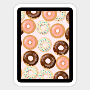 Donuts Pattern Sticker